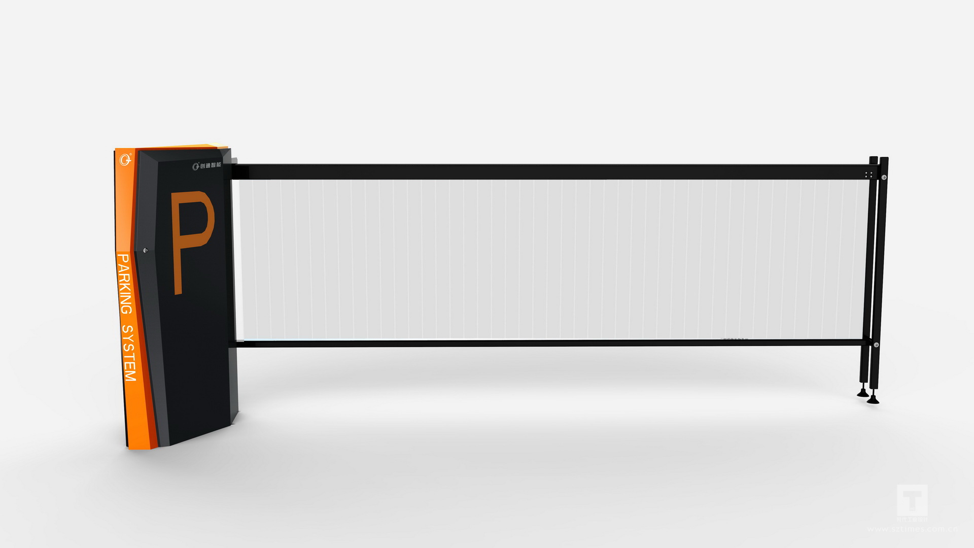 深圳道闸设计公司、物联网高端物业智能停车场道闸设计、道闸外形设计公司、物联网产品外形设计